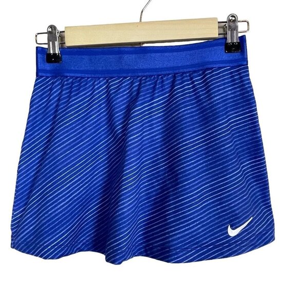 Nike Court Stripe Print 13" Tennis Skirt Skort CJ6734 480 Size‎ XS - Picture 3 of 8
